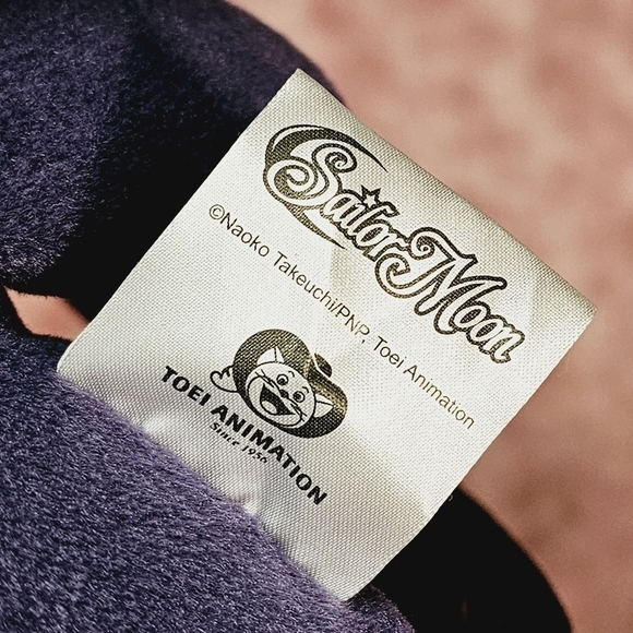 Sailor Moon Luna Cat Purple Plush 18" Backpack - Picture 6 of 7